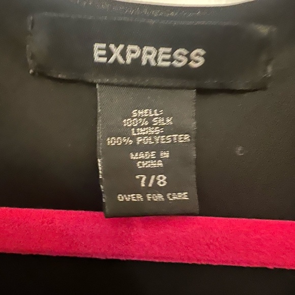 Vintage Silk Ruffle Little Black Dress - Picture 3 of 4